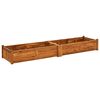 vidaXL Visoka greda iz akacijevega lesa 200x50x25 cm