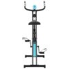 vidaXL Magnetno sobno kolo X-Bike z merilnikom pulza črno in modro