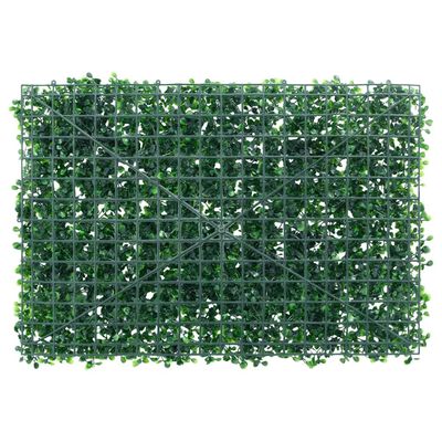  vidaXL Ograja iz umetnega grmovja 6 kosov zelena 40x60 cm