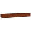 vidaXL Vrtna visoka greda 360x80x40 cm corten jeklo