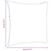 vidaXL Blazine za kavč 2 pcs Bela 45 x 45 cm blago