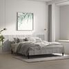 vidaXL Posteljno vzglavje sivo sonoma 240x1,5x80 cm konstruiran les