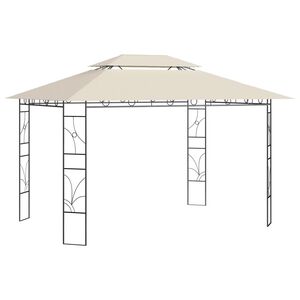 vidaXL Paviljon 4x3x2,7 m krem 160 g/m&sup2;