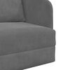vidaXL Sofa postelja Temno siva 65 x 80 x 83 cm Žamet