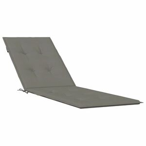 vidaXL Blazina za ležalnik melanž temno siva (75+105) x 50 x 4 cm blago
