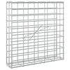 vidaXL Gabion z 5 mm žico in mrežo 5x10 cm 50x10x50 cm Pocinkano jeklo