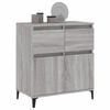 vidaXL Komoda siva sonoma 60x35x70 cm inženirski les
