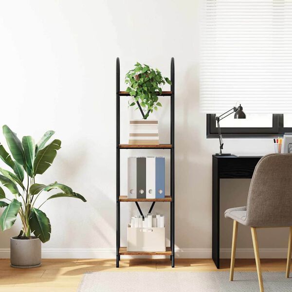 vidaXL Knjižna polica Star les 40 x 30 x 146 cm Konstruiran les