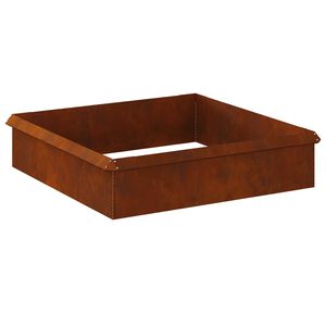 vidaXL Ograje proti polžem 8 pcs Rjav Vremensko odporno jeklo