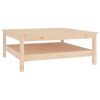 vidaXL Klubska mizica 100x100x40 cm masivni les borovina