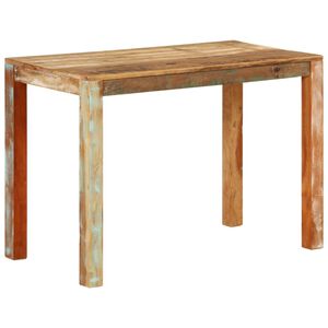 vidaXL Jedilna miza 110x55x76 cm trden predelan les