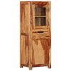 vidaXL Visoka omarica 40x34x110 cm trden akacijev les