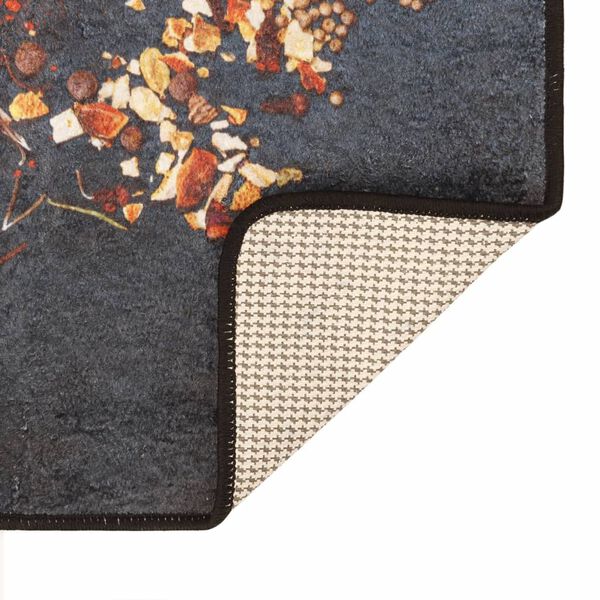 vidaXL Kuhinjska preproga večbarvna 60x180 cm pralna