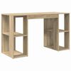 vidaXL Miza Sonoma hrast Inženirski les 130 x 50.5 x 75 cm