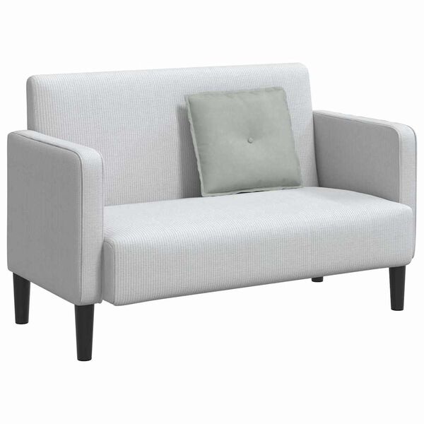 vidaXL Poglavni vzglavnik Svetlo siva 50 x 45 cm Žametna tkanina