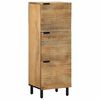 vidaXL Highboard Brown 40x33x110 cm masivni les Mango
