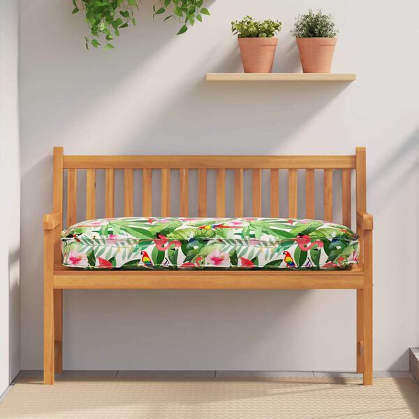 vidaXL Blazina Cvetlični večbarvno 120 x 50 x 12 cm Oxford tkanina