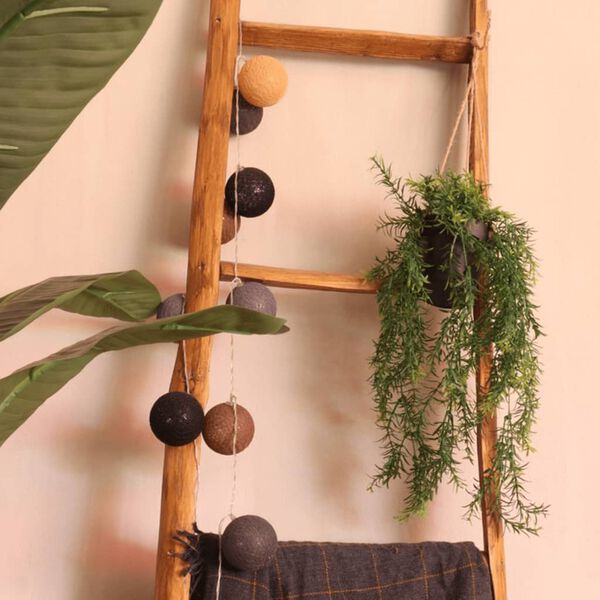 Emerald Umetna viseča &scaron;pargljeva praprot 50 cm v loncu