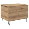vidaXL Klubska miza Umetni hrast 60 x 44,5 x 45 cm Inženirski les