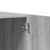 vidaXL Garderobna omara siva sonoma 90x52x200 cm konstruiran les
