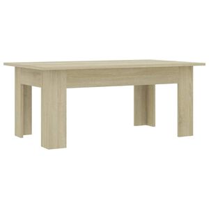 vidaXL Klubska mizica sonoma hrast 100x60x42 cm iverna plo&scaron;ča