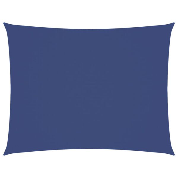vidaXL Senčno jadro oksford blago pravokotno 6x8 m modro