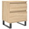 vidaXL Nočna omarica sonoma hrast 40x35x50 cm inženirski les
