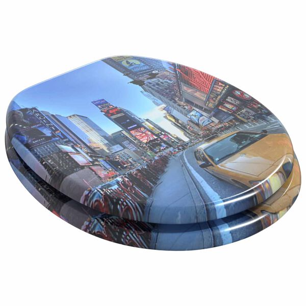 vidaXL Deska za WC &scaron;koljko s pokrovom 2 kosa mediapan New York