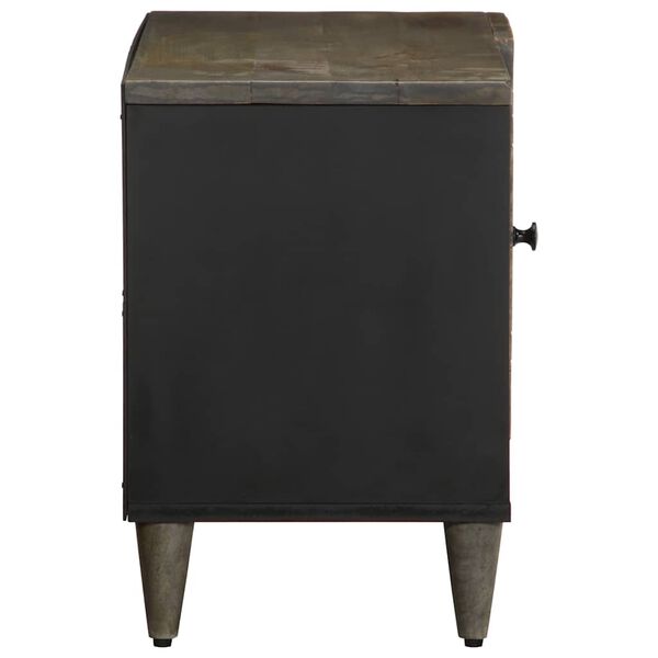 vidaXL TV omarica svetlo siva 80x31,5x46 cm masivni les Mango