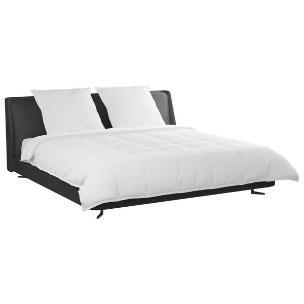 vidaXL Komplet odej z blazino 3 pcs Bela Perje