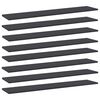 vidaXL Dodatne police za omaro 8 kosov sive 100x20x1,5 cm iverna pl.