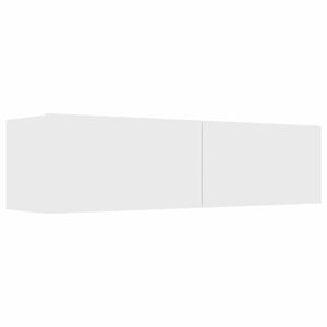 vidaXL TV omarica bela 120x30x30 cm inženirski les