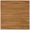 vidaXL Nepremična povr&scaron;ina 70 x 70 x 3,5 cm Kvadrat Trden tikov les