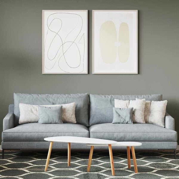 vidaXL Barva za stene Siva 16,5 x 16,5 x 16 cm Tisk na steno