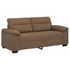 vidaXL Dvosed kavč rjave barve 180x81x84 cm blago