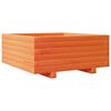 vidaXL Vrtno cvetlično korito vo&scaron;čeno 60x60x26,5 cm trdna borovina