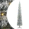 vidaXL Umestno božično drevo Zelena 270 cm PVC in Jeklo in Plastika