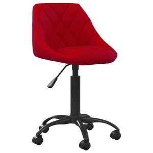 vidaXL Pisarni&scaron;ki stol vinsko rdeč žamet