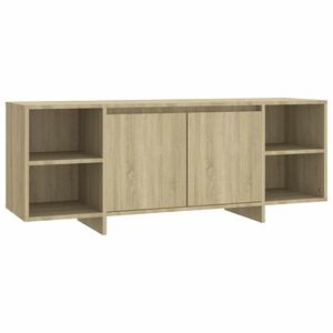 vidaXL TV omarica sonoma hrast 130x35x50 cm iverna plo&scaron;ča