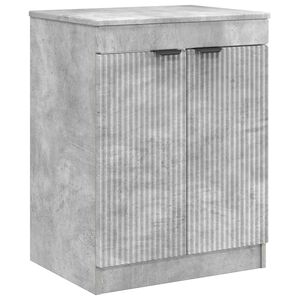 vidaXL Kopalni&scaron;ka omarica Betonsko siva 54 x 41 x 70 cm Inženirski les