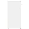 vidaXL Komoda 2 kosa bela 79x38x80 cm inženirski les