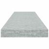 vidaXL Stenske police 4 kosi betonsko sive 80x23,5x3,8 cm MDF