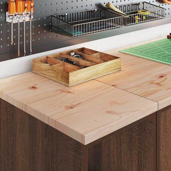 vidaXL Garažna omara za shranjevanje 30x51x85 cm trdna borovina