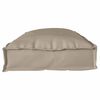 vidaXL Blazina Taupe 100 x 40 x 8 cm Oxford tkanina