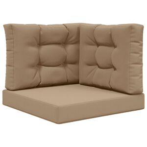 vidaXL Zunanja blazina za kavč Poliester Taupe 60 x 60 cm