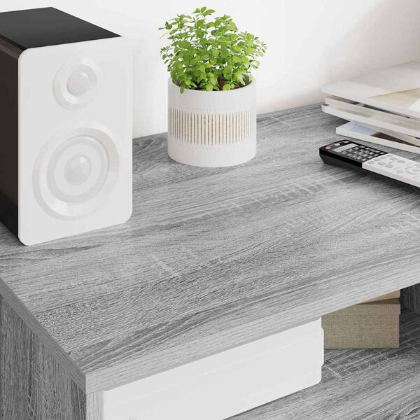 vidaXL TV omarica Siva Sonoma 100 x 48 x 43 cm Konstruiran les