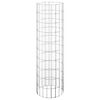 vidaXL Okrogel gabion pocinkano jeklo &Oslash;30x100 cm