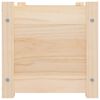 vidaXL Vrtno cvetlično korito 60x31x31 cm trdna borovina