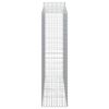 vidaXL Obokane gabion ko&scaron;are 20kosa 200x50x180/200 cm pocinkano železo