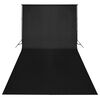vidaXL Komplet za fotografski studio z ozadjem, svetilkami in dežniki